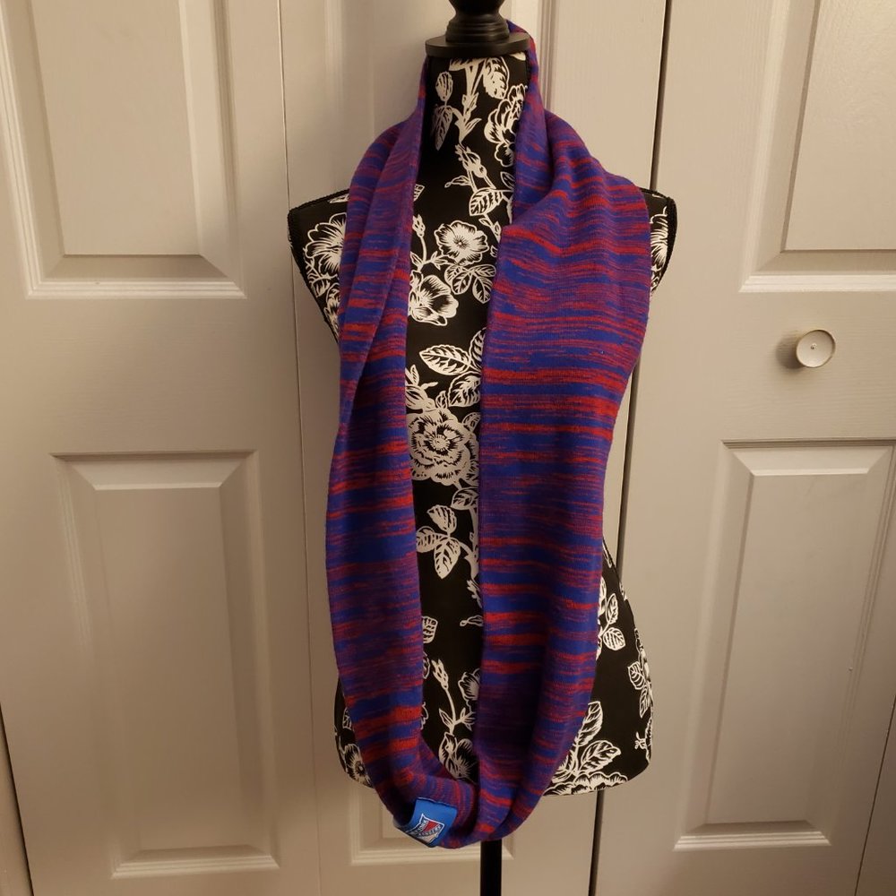 Beautiful New York Rangers Colorblend Infinity Scarf - Blue- Like New